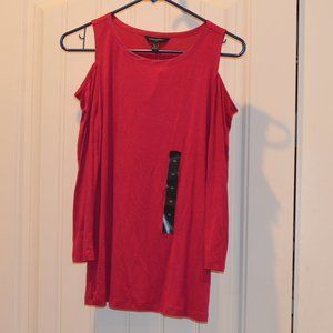 Banana Republic Cold Shoulder Pink Shirt